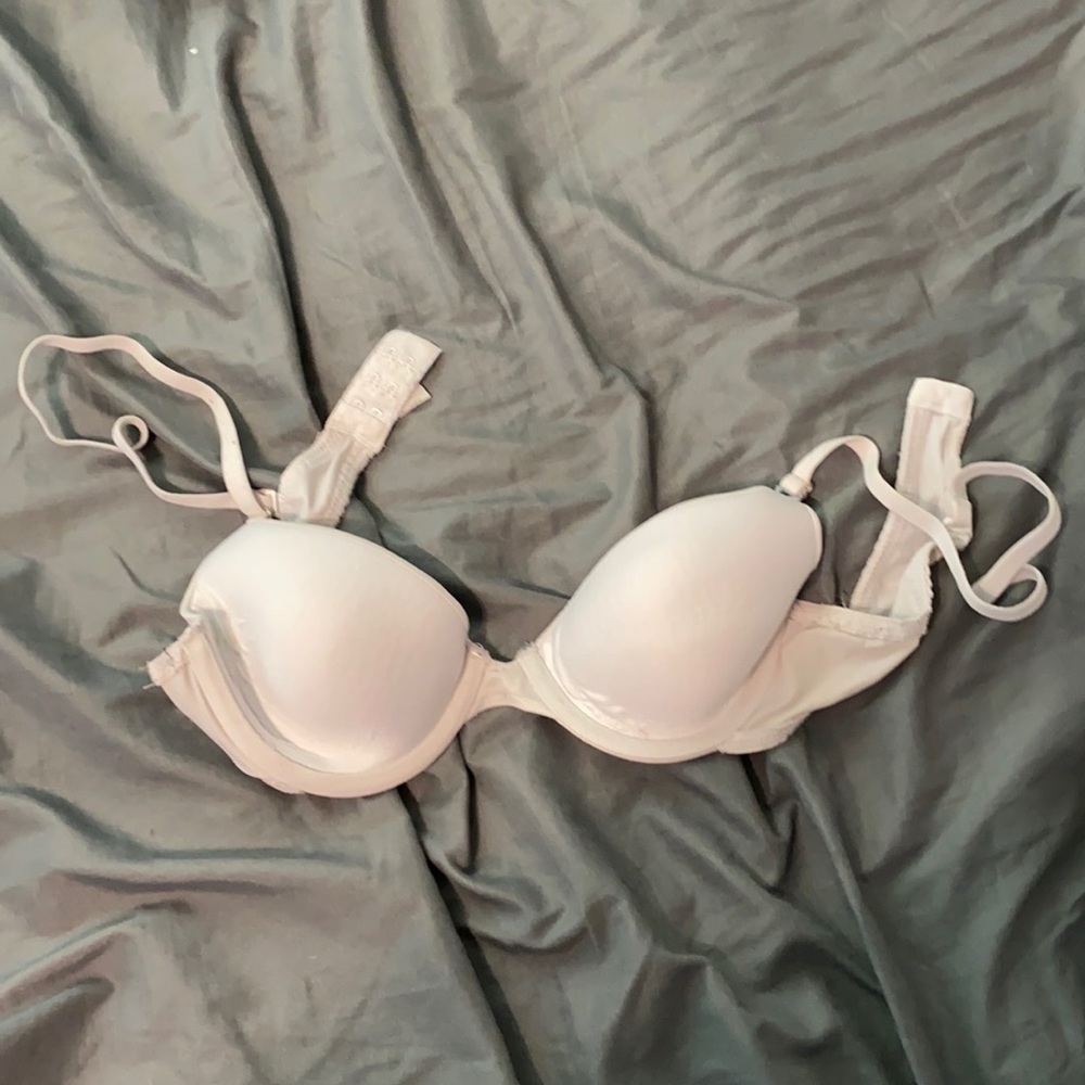 Small white bra.